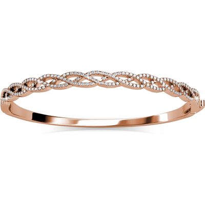 MYC Paris Geflochtene Armbänder - Roségold und Kristall Roségold Einheitsgröße MYC Paris Geflochtene Armbänder - Roségold und Kristall Roségold Einheitsgröße