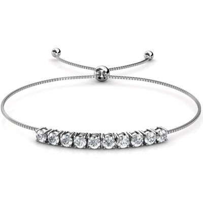 MYC Paris Crystal Mia Armbänder - Silber und Kristall Silber Einheitsgröße MYC Paris Crystal Mia Armbänder - Silber und Kristall Silber Einheitsgröße