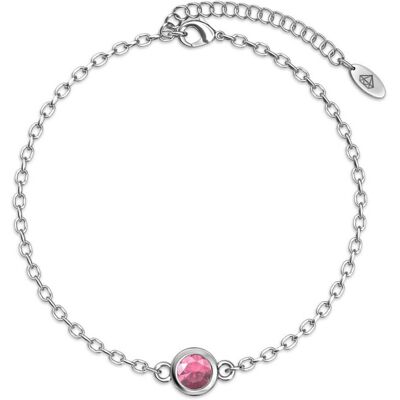 MYC Paris Geburtsstein-Armbänder - Silber und Rosa Silber Einheitsgröße MYC Paris Geburtsstein-Armbänder - Silber und Rosa Silber Einheitsgröße