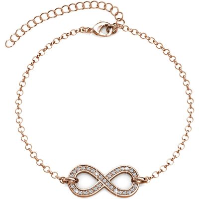 MYC Paris Infinity Eight Armbänder - Roségold und Kristall Roségold Einheitsgröße MYC Paris Infinity Eight Armbänder - Roségold und Kristall Roségold Einheitsgröße