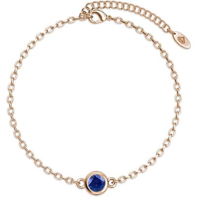 MYC Paris Geburtsstein-Armbänder - Roségold und Marineblau Roségold Einheitsgröße MYC Paris Geburtsstein-Armbänder - Roségold und Marineblau Roségold Einheitsgröße