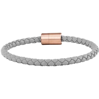 cai Armband Leder olivenblattgegerbt grau rosé Grau Einheitsgröße cai Armband Leder olivenblattgegerbt grau rosé Grau Einheitsgröße
