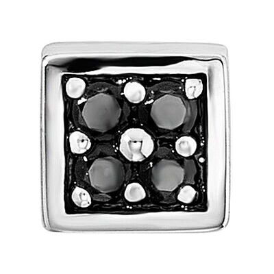 cai Single-Ohrstecker 925 Sterling Silber rhodinert Spinell Silber Einheitsgröße cai Single-Ohrstecker 925 Sterling Silber rhodinert Spinell Silber Einheitsgröße