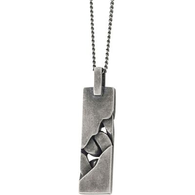 cai Anhänger mit Kette 925/- Sterling Silber rhodiniert oxidiert Silber Einheitsgröße cai Anhänger mit Kette 925/- Sterling Silber rhodiniert oxidiert Silber Einheitsgröße
