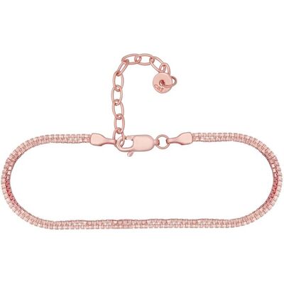 cai Armband 925/- Sterling Silber rosé vergoldet zweireihige Venezianer Kette Roségold Einheitsgröße cai Armband 925/- Sterling Silber rosé vergoldet zweireihige Venezianer Kette Roségold Einheitsgröße