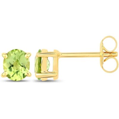 Vira Jewels Ohrstecker 925-Sterling Silber vergoldet Glänzend Peridot grün Gold Einheitsgröße Vira Jewels Ohrstecker 925-Sterling Silber vergoldet Glänzend Peridot grün Gold Einheitsgröße