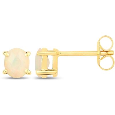 Vira Jewels Ohrstecker 925-Sterling Silber vergoldet Glänzend Opal Gold Einheitsgröße Vira Jewels Ohrstecker 925-Sterling Silber vergoldet Glänzend Opal Gold Einheitsgröße