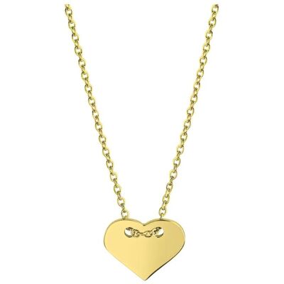 Zeeme Stainless Steel Collier Edelstahl gelb IP beschichtet Herz Gold Einheitsgröße Zeeme Stainless Steel Collier Edelstahl gelb IP beschichtet Herz Gold Einheitsgröße