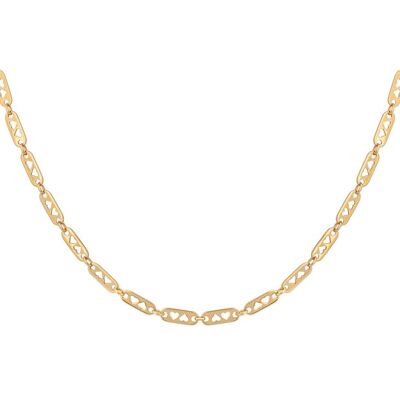 cai Collier 925 Silber vergoldet Kette Y-Kette Herzen Gold Einheitsgröße cai Collier 925 Silber vergoldet Kette Y-Kette Herzen Gold Einheitsgröße