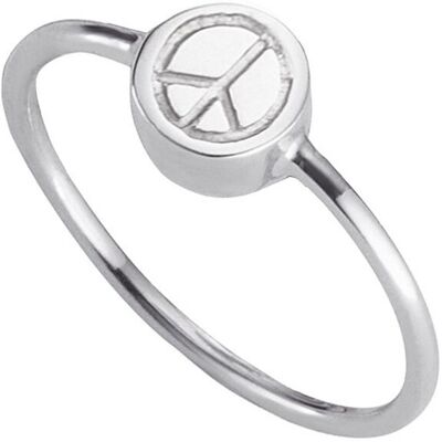 cai Ring 925/- Sterling Silber rhodiniert Peace Silber NICHT cai Ring 925/- Sterling Silber rhodiniert Peace Silber NICHT