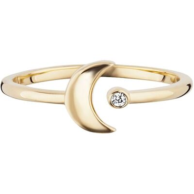 cai Ring 925 Sterling Silber gelb vergoldet Zirkonia Mond Gold NICHT cai Ring 925 Sterling Silber gelb vergoldet Zirkonia Mond Gold NICHT