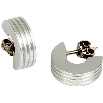 DeMarie Ohrringe eloxiertes Aluminium silberfarben Silber Einheitsgröße DeMarie Ohrringe eloxiertes Aluminium silberfarben Silber Einheitsgröße