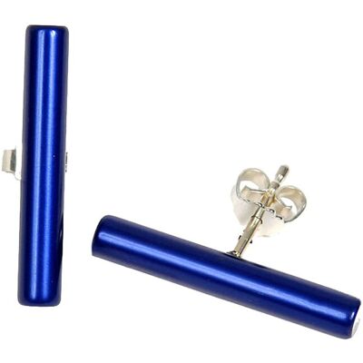 DeMarie Ohrringe eloxiertes Aluminium blau Blau Einheitsgröße DeMarie Ohrringe eloxiertes Aluminium blau Blau Einheitsgröße