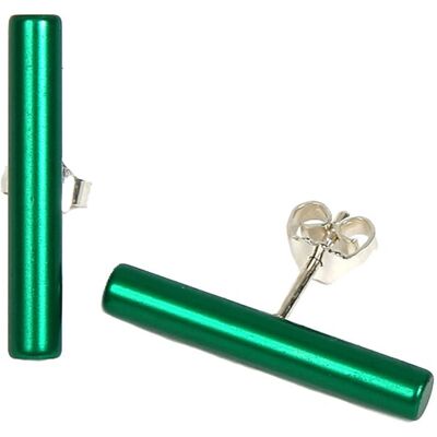 DeMarie Ohrringe eloxiertes Aluminium grün Grün Einheitsgröße DeMarie Ohrringe eloxiertes Aluminium grün Grün Einheitsgröße