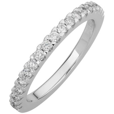 Lyomi Ring 585/- Weißgold 19 synth. Diam. 0,48 ct. Silber L 1/2 Lyomi Ring 585/- Weißgold 19 synth. Diam. 0,48 ct. Silber L 1/2