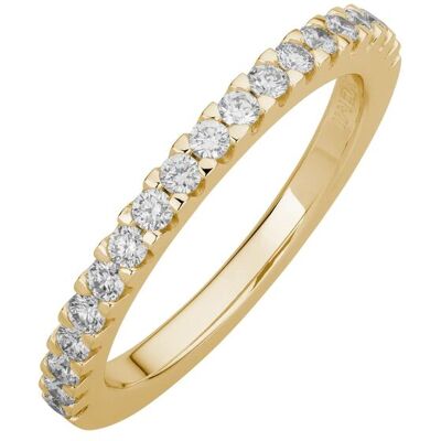 Lyomi Ring 585/- Gelbgold 19 synth. Diam. 0,48ct. Gold O 1/2 Lyomi Ring 585/- Gelbgold 19 synth. Diam. 0,48ct. Gold O 1/2