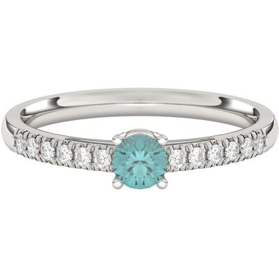 Diam Addict Ring 585 Weißgold mit im Labor gezüchteten Diamanten Silber NICHT Diam Addict Ring 585 Weißgold mit im Labor gezüchteten Diamanten Silber NICHT