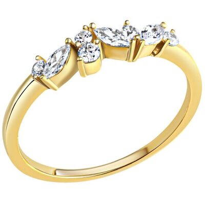 Celesta Gold Ring 375/- Gelbgold Zirkonia Gold Q Celesta Gold Ring 375/- Gelbgold Zirkonia Gold Q