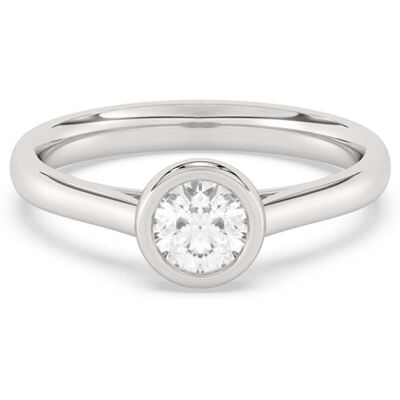 Diam Addict Ring 585 Weißgold mit im Labor gezüchteten Diamanten Silber O 1/2 Diam Addict Ring 585 Weißgold mit im Labor gezüchteten Diamanten Silber O 1/2