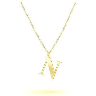 Beka & Bell BEKA&BELL Anhänger mit Kette 925-Sterling Silber vergoldet Glänzend 45cm Gold Einheitsgröße Beka & Bell BEKA&BELL Anhänger mit Kette 925-Sterling Silber vergoldet Glänzend 45cm Gold Einheitsgröße