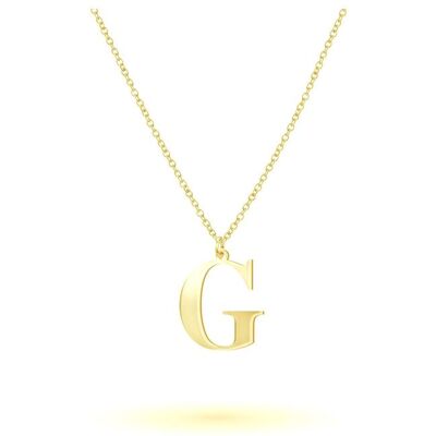 Beka & Bell BEKA&BELL Anhänger mit Kette 925-Sterling Silber vergoldet Glänzend 45cm Gold Einheitsgröße Beka & Bell BEKA&BELL Anhänger mit Kette 925-Sterling Silber vergoldet Glänzend 45cm Gold Einheitsgröße