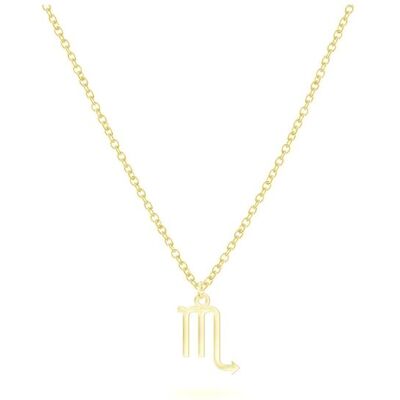 Beka & Bell BEKA&BELL Anhänger mit Kette 925-Sterling Silber vergoldet Glänzend 42cm Skorpion Gold Einheitsgröße Beka & Bell BEKA&BELL Anhänger mit Kette 925-Sterling Silber vergoldet Glänzend 42cm Skorpion Gold Einheitsgröße