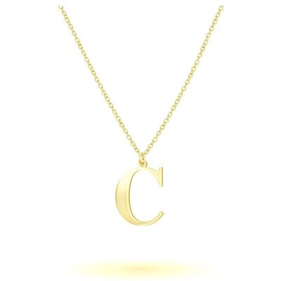 Beka & Bell BEKA&BELL Anhänger mit Kette 925-Sterling Silber vergoldet Glänzend 45cm Gold Einheitsgröße Beka & Bell BEKA&BELL Anhänger mit Kette 925-Sterling Silber vergoldet Glänzend 45cm Gold Einheitsgröße