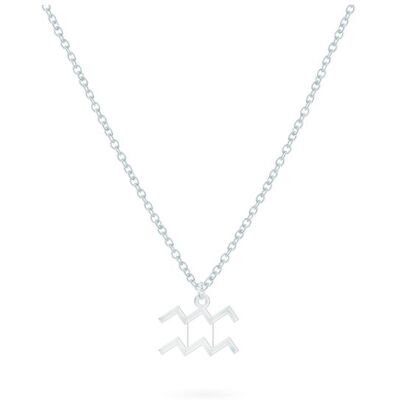 Beka & Bell BEKA&BELL Anhänger mit Kette 925-Sterling Silber Glänzend 42cm Wassermann Silber Einheitsgröße Beka & Bell BEKA&BELL Anhänger mit Kette 925-Sterling Silber Glänzend 42cm Wassermann Silber Einheitsgröße