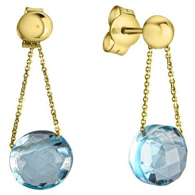 Celesta Gold Ohrring 375/- Gelbgold Blautopas (beh) Gold Einheitsgröße Celesta Gold Ohrring 375/- Gelbgold Blautopas (beh) Gold Einheitsgröße