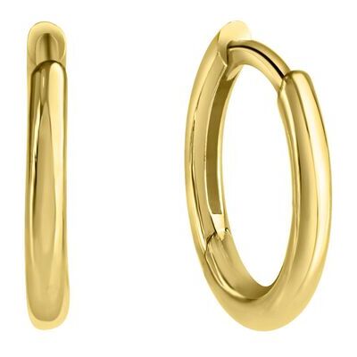 Celesta Silber Ohrringe Silber vergoldet glänzend 12mm Durchmesser Gold Einheitsgröße Celesta Silber Ohrringe Silber vergoldet glänzend 12mm Durchmesser Gold Einheitsgröße