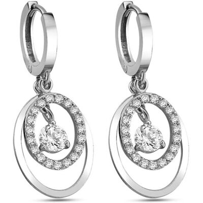Dkeniz Ohrhänger 925/- Sterling Silber Royal Ohrring Silber Einheitsgröße Dkeniz Ohrhänger 925/- Sterling Silber Royal Ohrring Silber Einheitsgröße