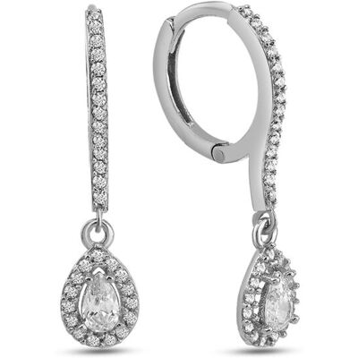 Dkeniz Ohrhänger 925/- Sterling Silber Elegant & Pur Ohrring Silber Einheitsgröße Dkeniz Ohrhänger 925/- Sterling Silber Elegant & Pur Ohrring Silber Einheitsgröße