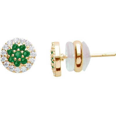 U.S. Polo Assn US Polo Assn Jewellery Celine Gelbgold-Ohrringe Grün Einheitsgröße U.S. Polo Assn US Polo Assn Jewellery Celine Gelbgold-Ohrringe Grün Einheitsgröße