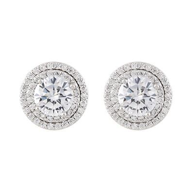 U.S. Polo Assn US Polo Assn Jewellery – Ohrringe mit Kristall-Rhodium Weiß Einheitsgröße U.S. Polo Assn US Polo Assn Jewellery – Ohrringe mit Kristall-Rhodium Weiß Einheitsgröße