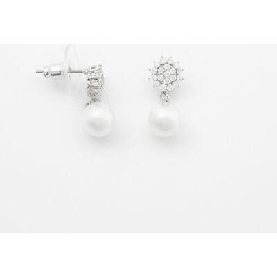 U.S. Polo Assn US Polo Assn Jewellery Soleil Rhodium-Ohrringe Silber Einheitsgröße U.S. Polo Assn US Polo Assn Jewellery Soleil Rhodium-Ohrringe Silber Einheitsgröße