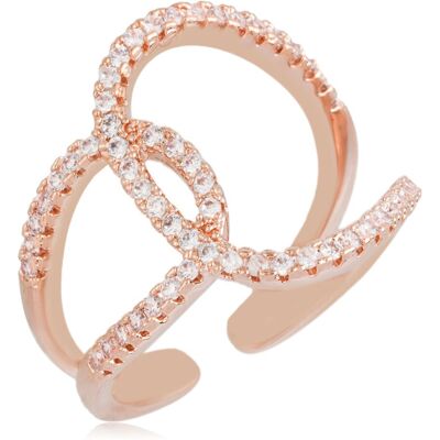 U.S. Polo Assn US Polo Assn Jewellery – Stella-Ring aus Roségold Roségold Einheitsgröße U.S. Polo Assn US Polo Assn Jewellery – Stella-Ring aus Roségold Roségold Einheitsgröße