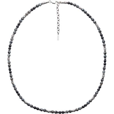 U.S. Polo Assn US Polo Assn Jewellery Oliver Halskette mit Natursteinen Schwarz/Dunkelgrau Einheitsgröße U.S. Polo Assn US Polo Assn Jewellery Oliver Halskette mit Natursteinen Schwarz/Dunkelgrau Einheitsgröße