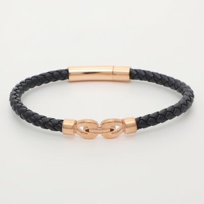 U.S. Polo Assn US Polo Assn Jewellery Carl Roségold-Armband Blau-Multi Einheitsgröße U.S. Polo Assn US Polo Assn Jewellery Carl Roségold-Armband Blau-Multi Einheitsgröße