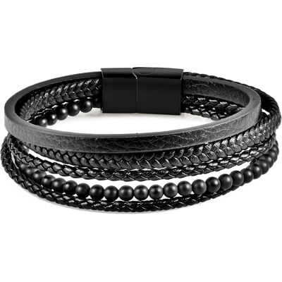U.S. Polo Assn US Polo Assn Jewellery Brandon Schwarzes Armband Schwarz Einheitsgröße U.S. Polo Assn US Polo Assn Jewellery Brandon Schwarzes Armband Schwarz Einheitsgröße