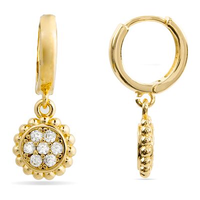 Luxenter Ohrringe aus 18k Gelbgold mit Brillant Zirkonia - Abdau Gold Einheitsgröße Luxenter Ohrringe aus 18k Gelbgold mit Brillant Zirkonia - Abdau Gold Einheitsgröße