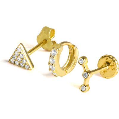 Luxenters aus 925er Sterlingsilber mit 18K Gelbgold-Finish - Luxenter Gold Einheitsgröße Luxenters aus 925er Sterlingsilber mit 18K Gelbgold-Finish - Luxenter Gold Einheitsgröße