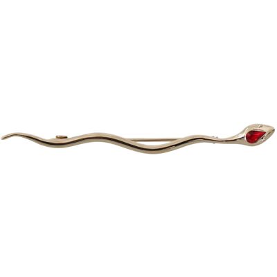 Dolce & Gabbana Silberne Messing Kristall Spilla Serpente Brosche Nadel Silber Einheitsgröße Dolce & Gabbana Silberne Messing Kristall Spilla Serpente Brosche Nadel Silber Einheitsgröße