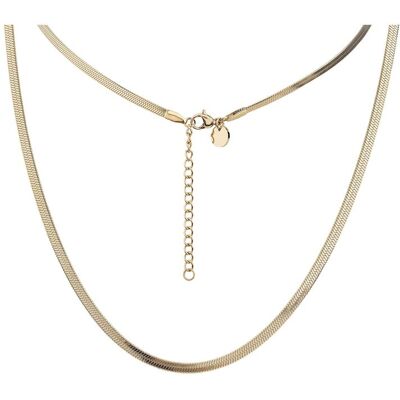 Zeeme Stainless Steel Collier Stahl PVD gelb 50+5cm Gold Einheitsgröße Zeeme Stainless Steel Collier Stahl PVD gelb 50+5cm Gold Einheitsgröße