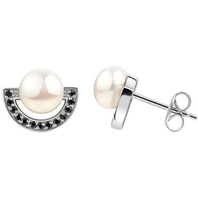 Zeeme Pearls Ohrstecker 925/- Sterling Silber Süßwasserperle Silber Einheitsgröße Zeeme Pearls Ohrstecker 925/- Sterling Silber Süßwasserperle Silber Einheitsgröße