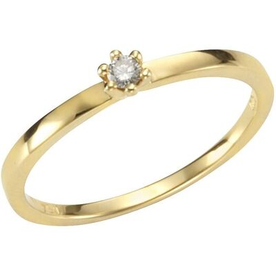 Orolino Ring Gold 750 mit Brillant 0,05ct. Gold Q Orolino Ring Gold 750 mit Brillant 0,05ct. Gold Q