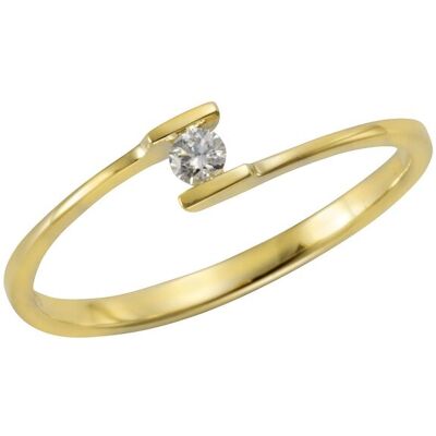 Orolino Ring Gold 585 mit Brillant 0,06ct. Gold Q Orolino Ring Gold 585 mit Brillant 0,06ct. Gold Q