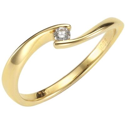 Orolino Ring Gold 750 mit Brillant 0,06ct. Gold Q Orolino Ring Gold 750 mit Brillant 0,06ct. Gold Q