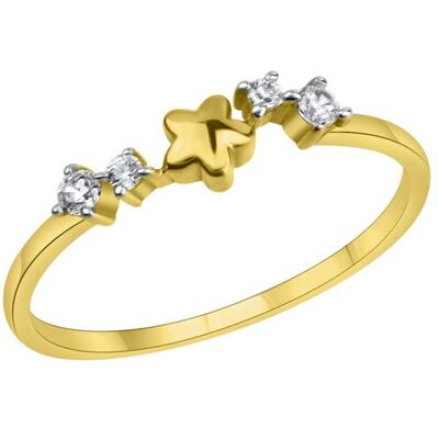 Fascination by Ellen K. Ring 375/- Gelbgold bicolor Zirkonia Mehrfarben O 1/2 Fascination by Ellen K. Ring 375/- Gelbgold bicolor Zirkonia Mehrfarben O 1/2