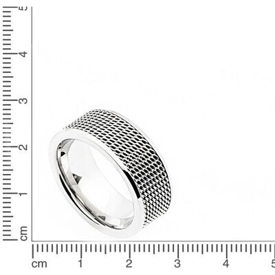 Zeeme Stainless Steel Ring Edelstahl glanz Grau NICHT Zeeme Stainless Steel Ring Edelstahl glanz Grau NICHT