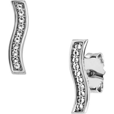 cai Ohrringe 925 Sterling Silber Topas Silber Einheitsgröße cai Ohrringe 925 Sterling Silber Topas Silber Einheitsgröße